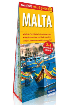 Malta. Przewodnik i mapa 2w1