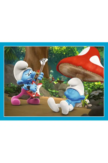 Puzzle 4w1 - Wioska Smerf�w (35+48+54+70 el.) Trefl