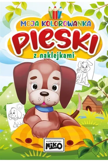 Moja kolorowanka z naklejkami. Pieski - Artur Rajch