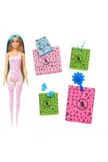 Barbie Color Reveal Lalka Seria Kolorowe wzory Mattel