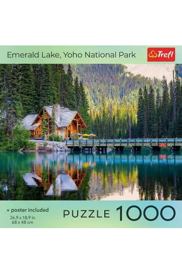 Puzzle 1000 USA Collection Emerald Lake, Yoho National Park Trefl