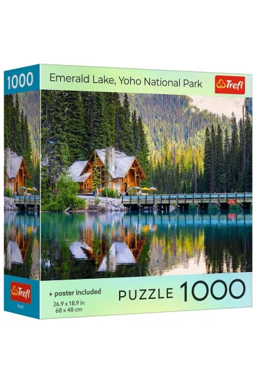 Puzzle 1000 USA Collection Emerald Lake, Yoho National Park Trefl
