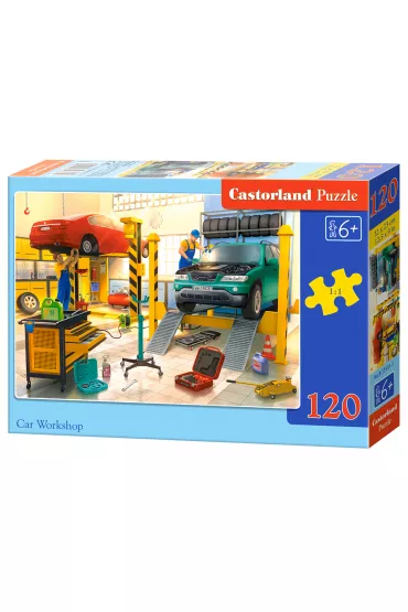 Puzzle 120 el. Car Workshop Castorland