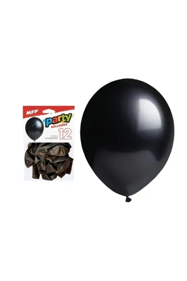MFP Balon dmuchany czarny 26cm