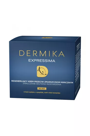Dermika Expressima nawil�aj�cy krem przeciw zmarszczkom mimicznym na noc 50 ml