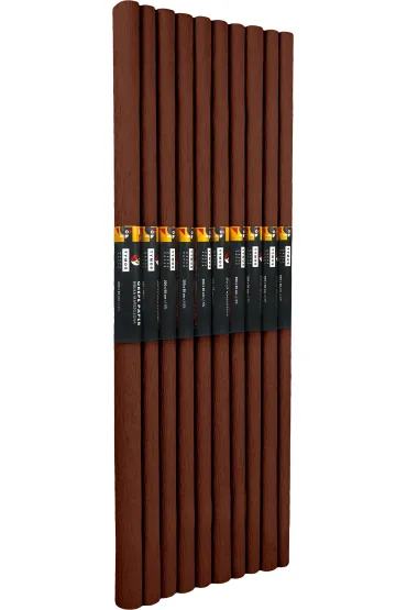 Interdruk Paczka Bibu�a marszczona br�zowy 50x200cm