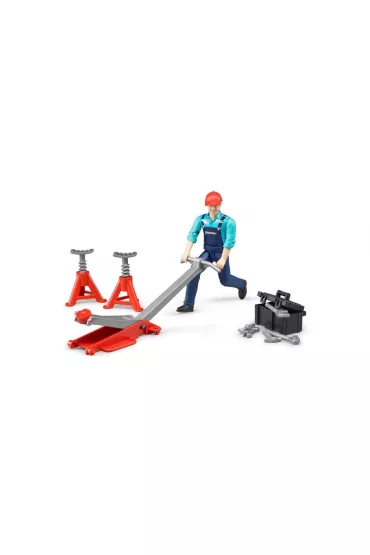 Figurka mechanika z narz�dziami warsztatowymi