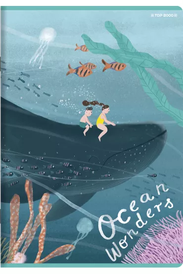 Top-2000 Zeszyt A5 Ocean dwie linie 32 kartki