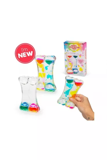Klepsydra z p�ynem w kszta�cie serca One for Fun