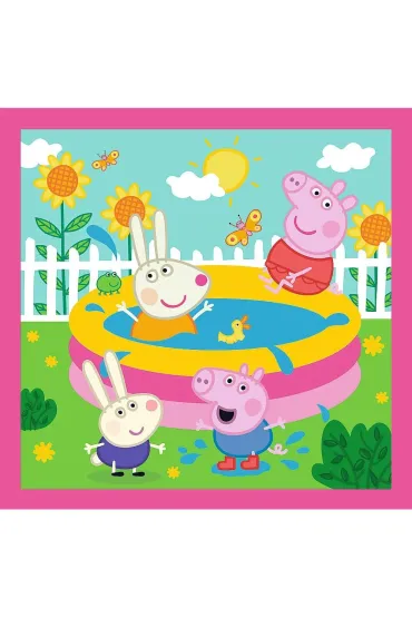 Puzzle 3w1 Peppa i przyjaciele Trefl