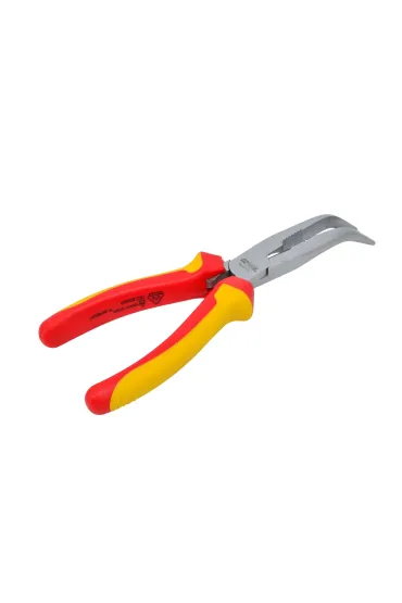 Szczypce wyd�u�one wygi�te vde 180mm