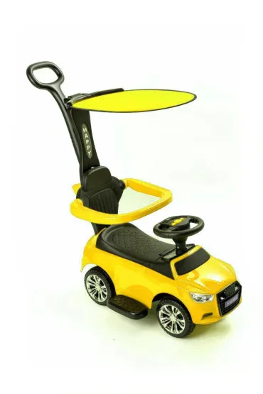 Odpychacz z daszkiem ��ty �wiat�o i d�wi�k Sabi Toys