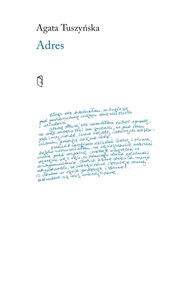 Adres - Agata Tuszy�ska