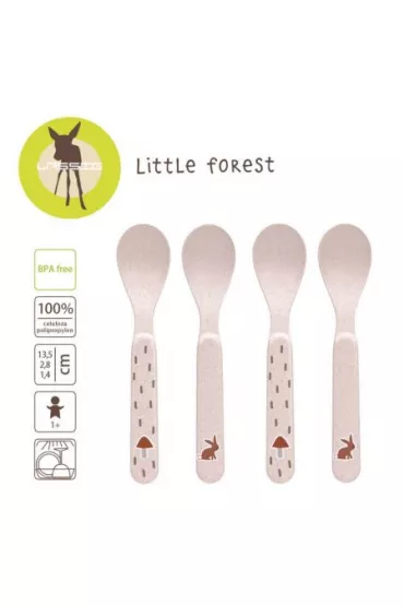 Lassig Zestaw yeczek dla dzieci Little Forest Zajczek 4 szt.