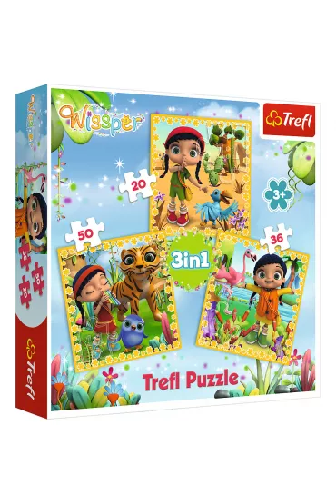 Puzzle 3w1 Wsp�lne podr�e. Wissper Trefl