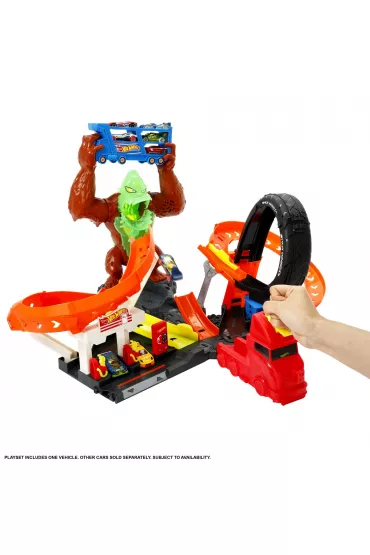 Hot Wheels City Goryl Toksyczny atak Zestaw do zabawy HBY95 Mattel