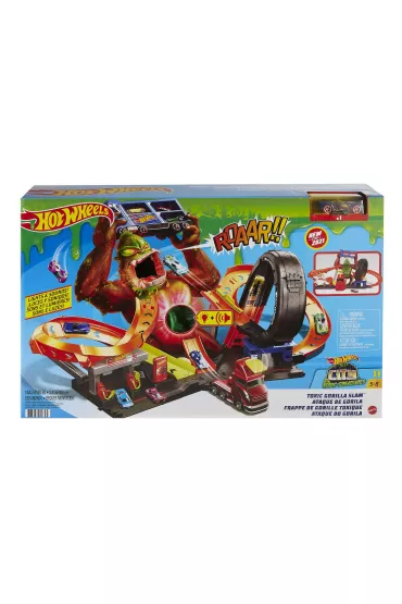 Hot Wheels City Goryl Toksyczny atak Zestaw do zabawy HBY95 Mattel