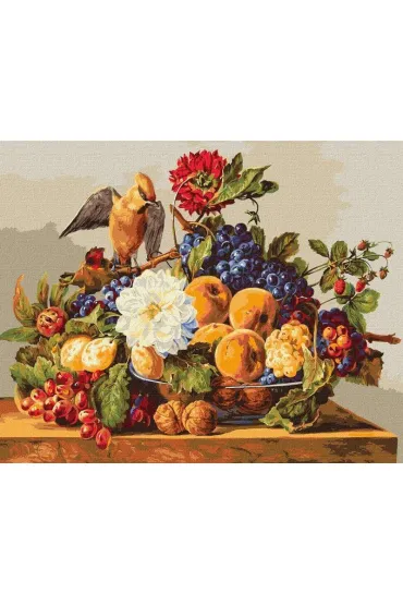 Ideyka Malowanie po numerach z ram� - Jemio�uszka obiad 40x50cm
