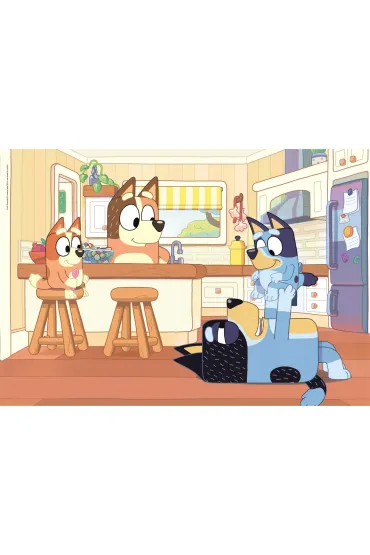 Puzzle 104 el. Superkolor Bluey Clementoni