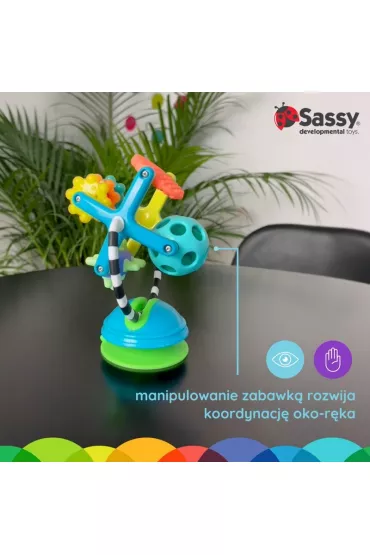 Sassy Diabelski m�yn, zabawka sensoryczna, 6 m+
