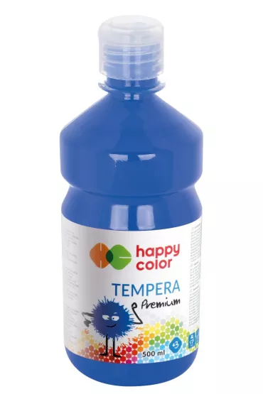 Happy Color Farba tempera Premium 500 ml niebieska