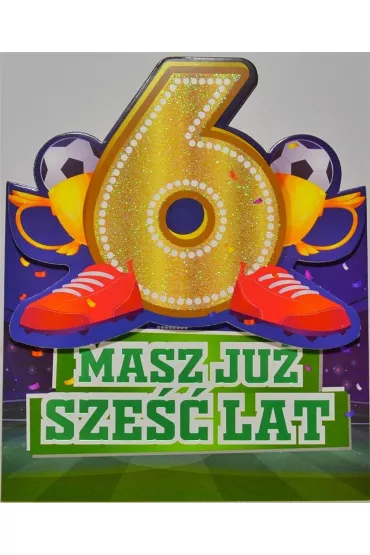 Yeku Karnet Urodziny 6