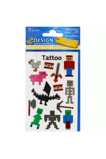 Tatua�e dla dzieci Piksele Avery Zweckform