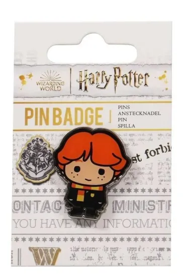 Harry Potter Przypinka metalowa Ron Weasley Kawaii