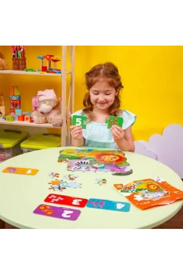 Puzzle w saszetce 49 el. Zoo + mini gra Roter Kafer
