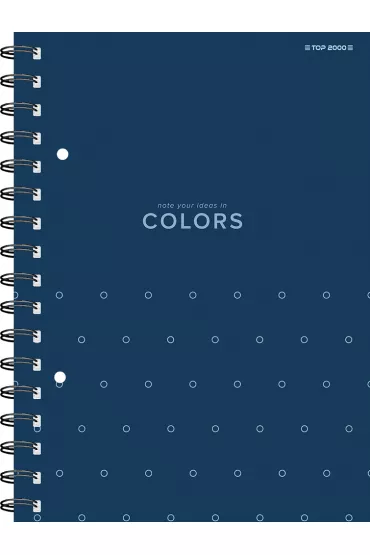 Top-2000 Ko�ozeszyt Colors A5 mix Kratka, 5 mm 80 kartek