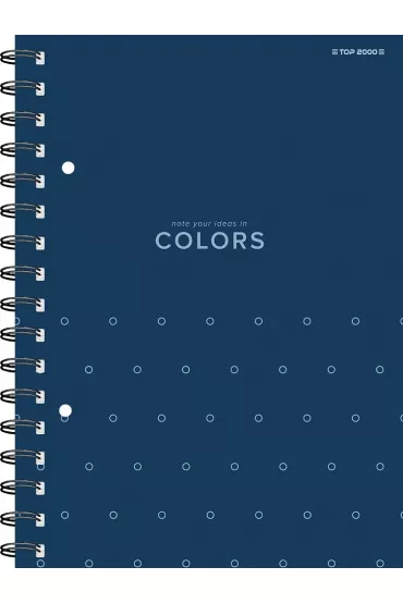Top-2000 Ko�ozeszyt Colors A5 mix Kratka, 5 mm 80 kartek