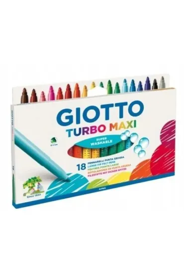 Markery Turbo Maxi 18 kolor�w GIOTTO