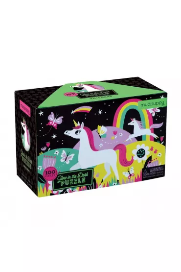 Puzzle �wiec�ce w ciemno�ci Jednoro�ce 5+ Mudpuppy
