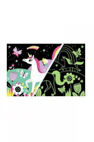 Puzzle �wiec�ce w ciemno�ci Jednoro�ce 5+ Mudpuppy