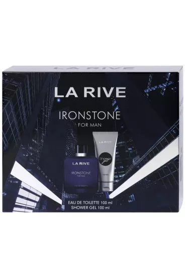 La Rive Zestaw dla mczyzn Woda toaletowa Ironstone Men + el pod prysznic 2 x 100 ml