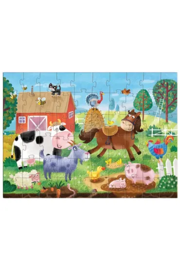 Puzzle 60 el. Biomy. Wiejska przygoda Dodo