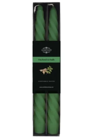�wieca sto�owa zakr�cona Jasmine & Patchouli 2 szt.