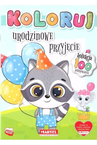 Urodzinowe przyj�cie. Koloruj