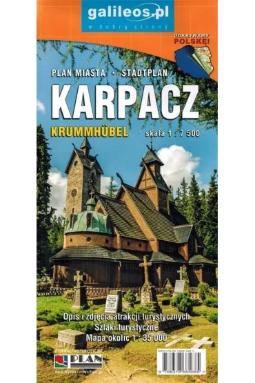 Plan miasta - Karpacz 1:7 500