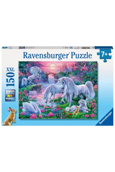 Puzzle 150 el. Jednoro�ec o zachodzie s�o�ca Ravensburger