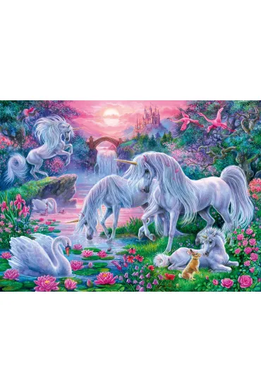 Puzzle 150 el. Jednoro�ec o zachodzie s�o�ca Ravensburger