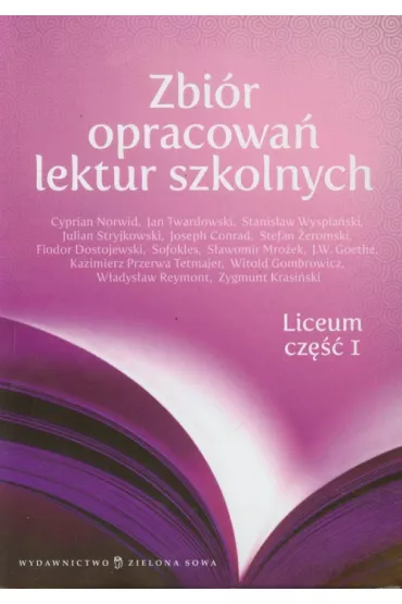 Zbi�r opracowa� lektur szkolnych. Cz�� 1
