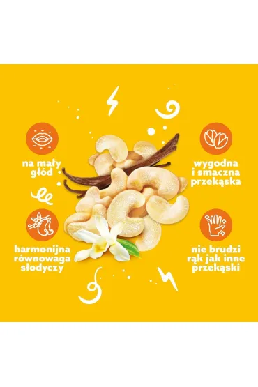 Bakalland Orzechy nerkowca praone Wanilia 170 g