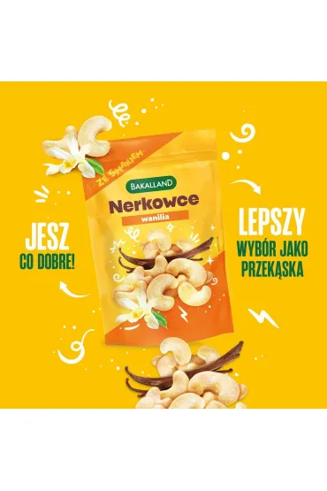 Bakalland Orzechy nerkowca praone Wanilia 170 g
