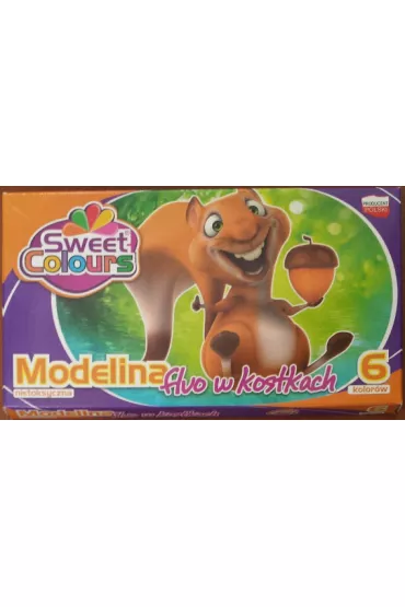 Koma-Plast Modelina fluorescencyjna w kostkach 6 szt.