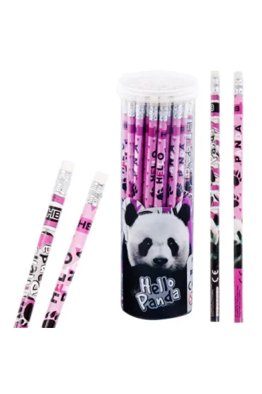 Starpak O��wek z gumk� Panda 48 szt.