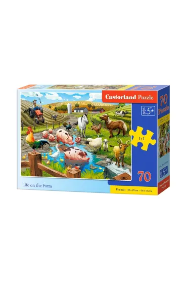 Puzzle 70 el. �ycie na farmie Castorland