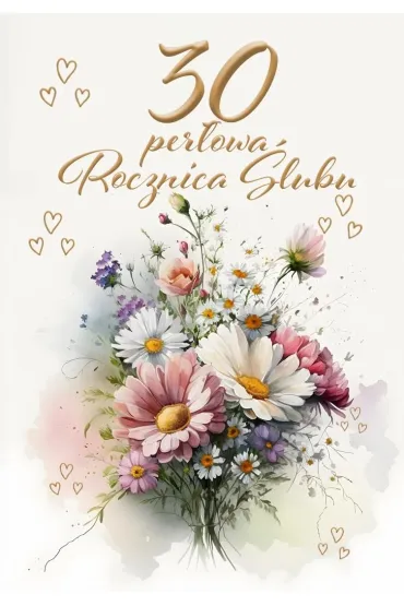 Trend Kartka okoliczno�ciowa Rocznica �lubu 30