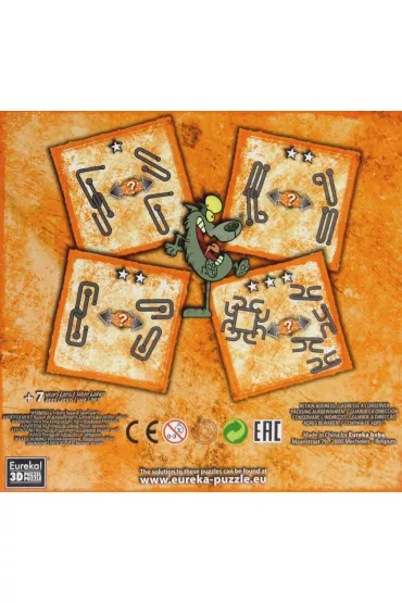 �amig��wki metalowe 4 szt. Puzzle mania Eureka Bvba