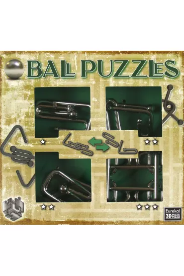 �amig��wki metalowe 4 szt. Puzzle mania Eureka Bvba